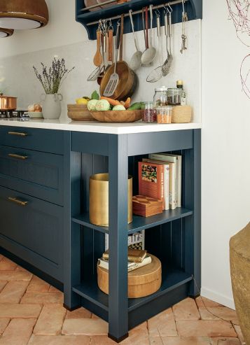 kuchyně Schueller Finca Tiefblau satin pore