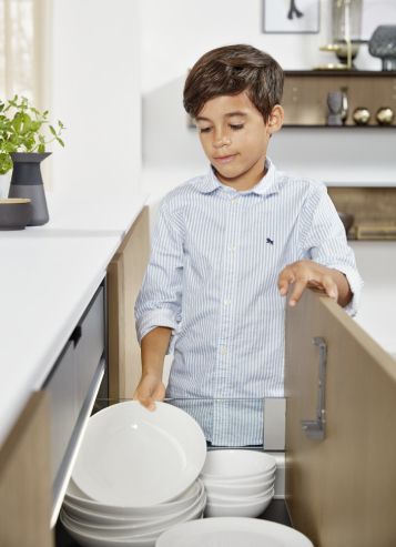 kuchyně Nolte Tavola Eiche Pinot Plus Weiss softmatt