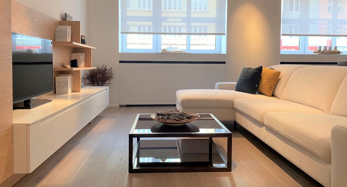 Minár interiér showroom 