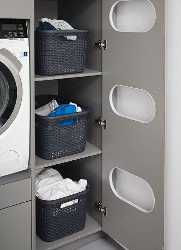 kuchyně Schueller Utility room Nova Achatgrau