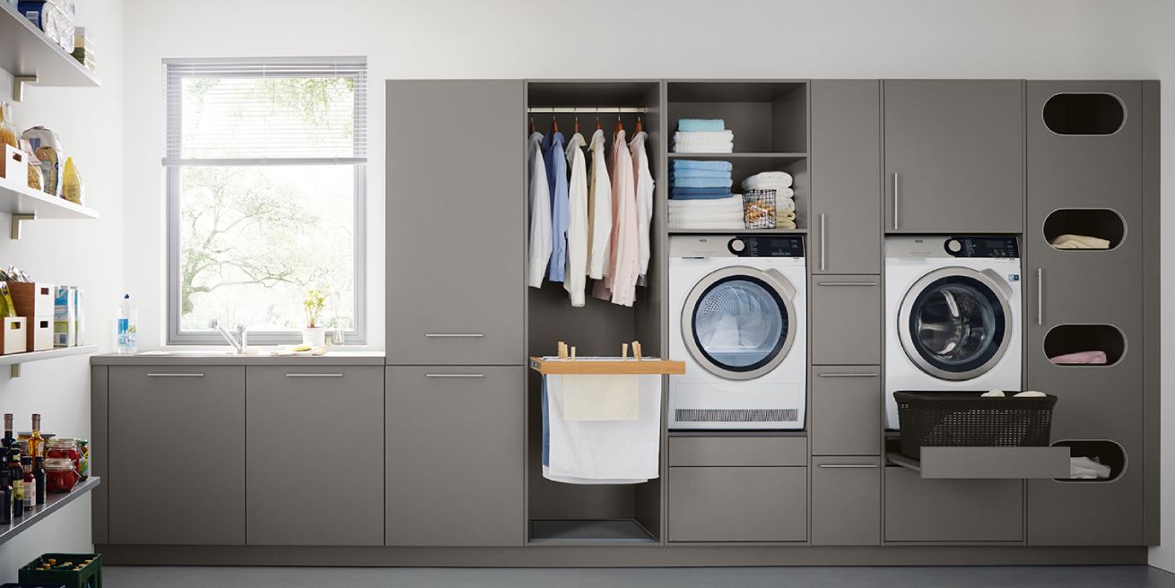 kuchyně Schueller Utility room Nova Achatgrau