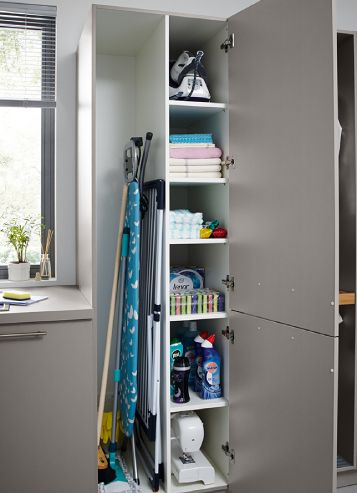 kuchyně Schueller Utility room Nova Achatgrau